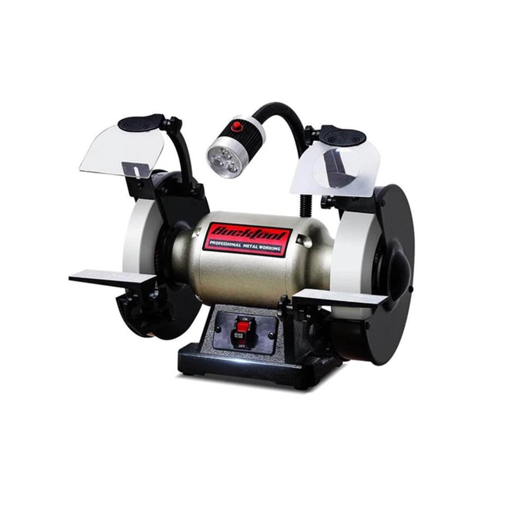 6”(150mm) bench grinder with 400W motor & LED Light - Bucktool