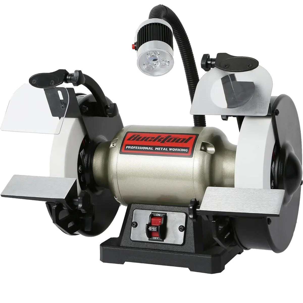 Meet the BUCKTOOL 8 Inch Low Speed Bench Grinder for Tool Sharpening