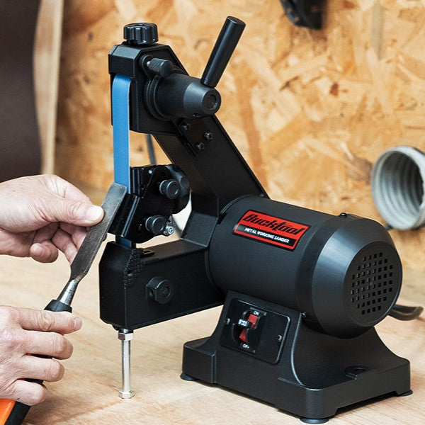 Sharpen Like a Pro: Meet the BUCKTOOL BS130 Low-Speed Belt Sander for Precision Knife Work