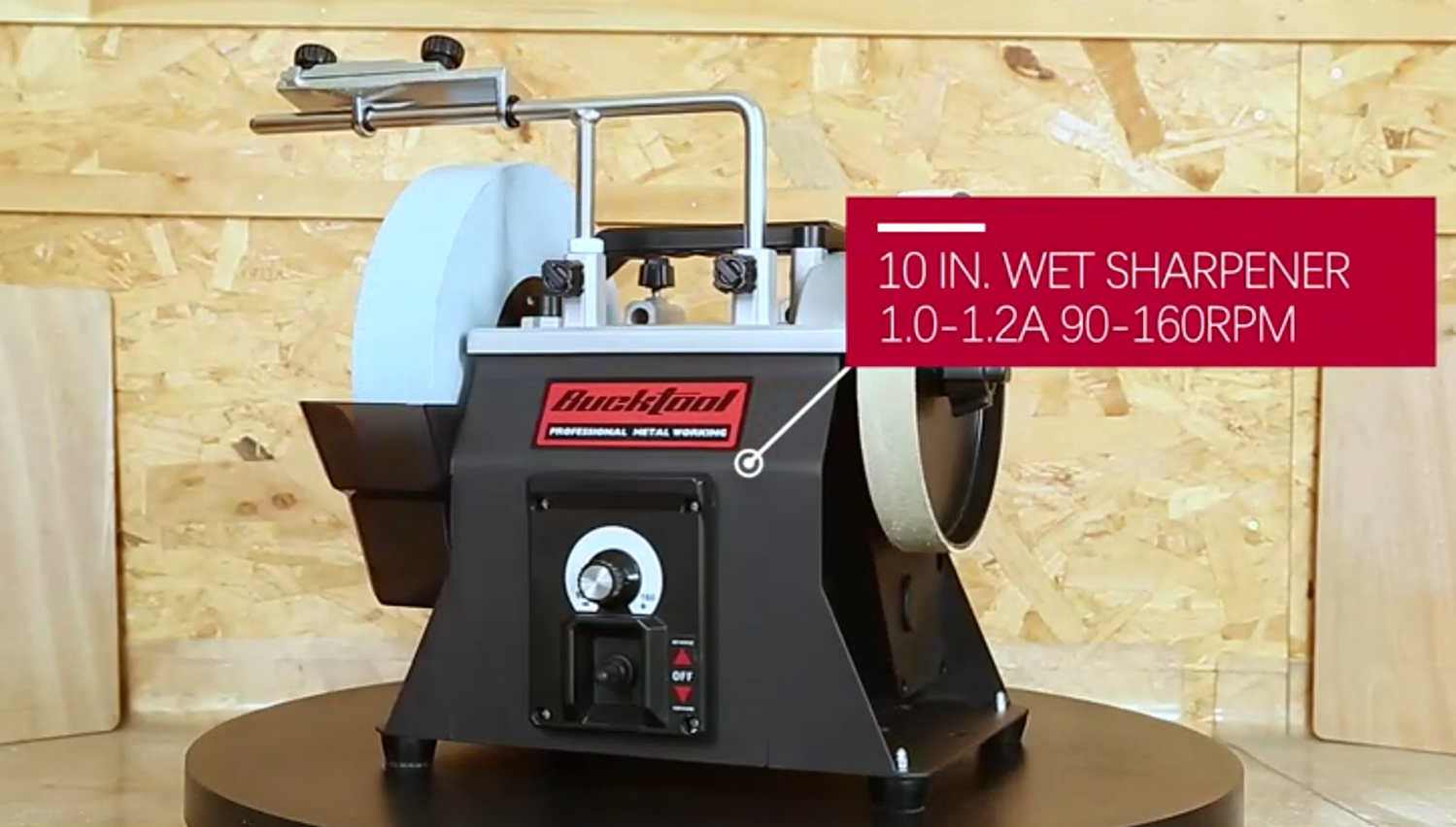 Introducing the Bucktool SCM8103 10-Inch Wet Stone Sharpening System - Bucktool