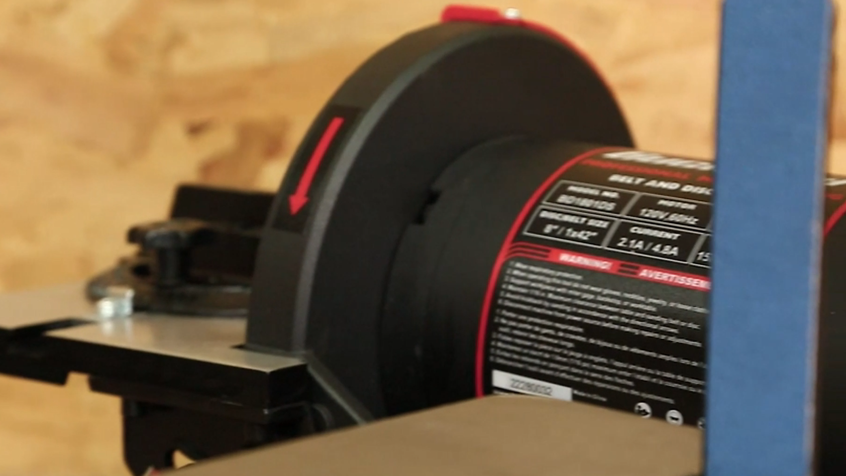 Unleash Unmatched Versatility with the BUCKTOOL BD1801DS 8-Inch Dual-Speed Belt/Disc Sander - Bucktool
