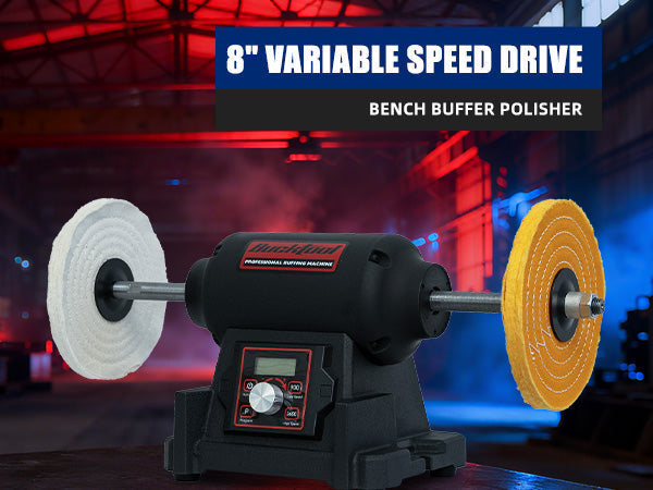 Polish Without Limits: The Bucktool 1HP VFD Variable Speed Bench Buffer - Bucktool