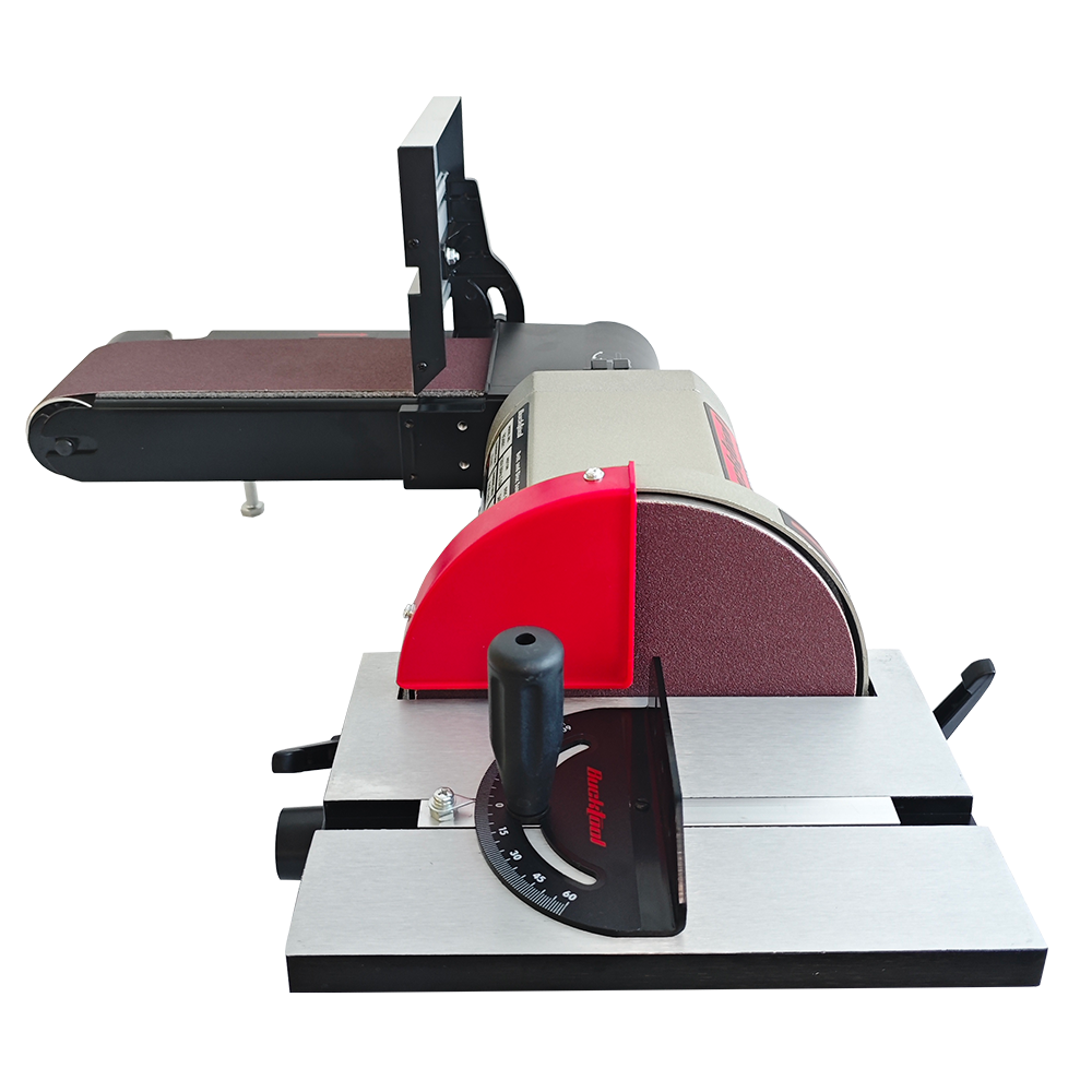 BUCKTOOL Bench Belt Sander with Direct Drive, 4x36 in. Belt & 8 in. Disc, 3/4HP, 5.0A BD4801