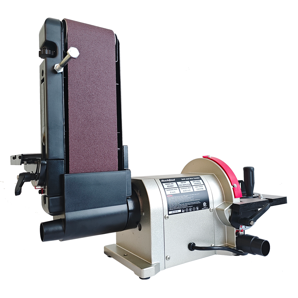 BUCKTOOL Bench Belt Sander, 4 x 36 in. Belt & 8 in. Disc, 5.0A 3/4HP Direct-Drive Motor