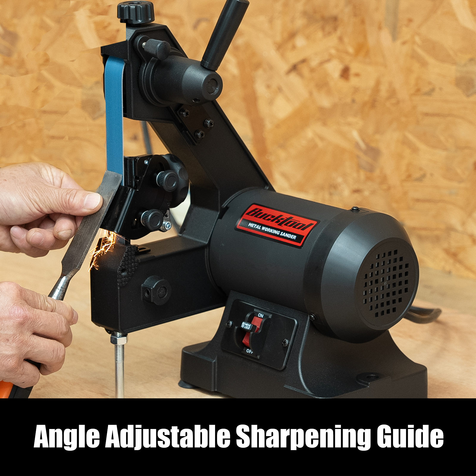 Bucktool 2.3A 1×30 Inch Low-Speed Belt Sander for Knife Sharpening BS130