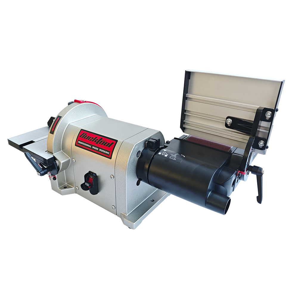 BUCKTOOL Bench Belt Sander with Direct Drive, 4x36 in. Belt & 8 in. Disc, 3/4HP, 5.0A BD4801