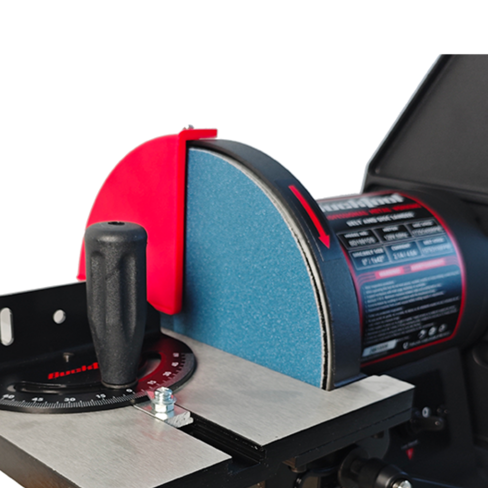 BUCKTOOL Dual-Speed 1″ x 42″ Belt Disc Sander Combo with 3/4 HP 4.8A Direct-Drive Motor for Professional Metalworking