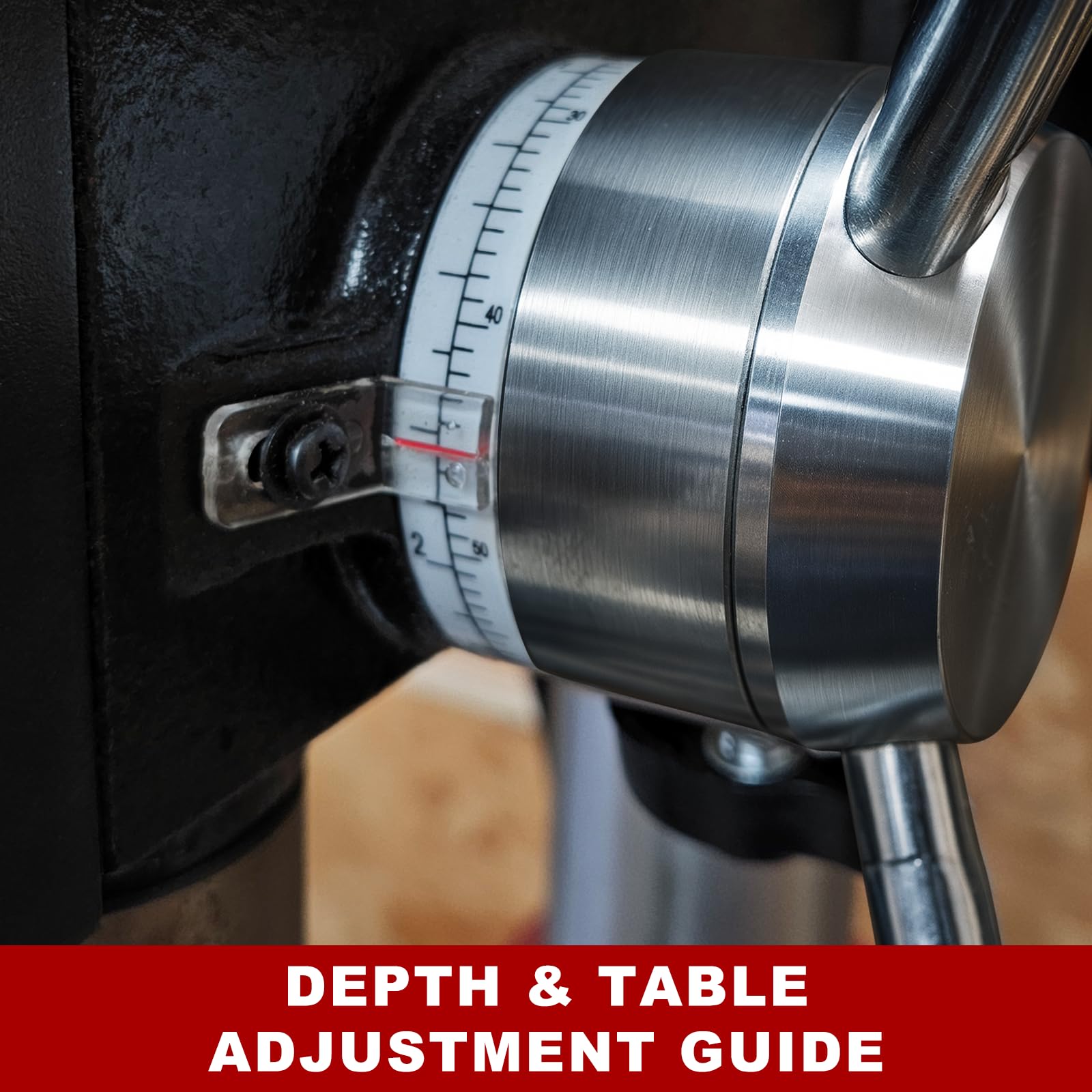 BUCKTOOL 12'' Low Speed Drill Press | 3/4HP 6-Pole Motor (360–2000 RPM) | Precision Tabletop Drill with Laser Guide & LED Worklight | Ideal for Metal & Wood , DP12VL-2