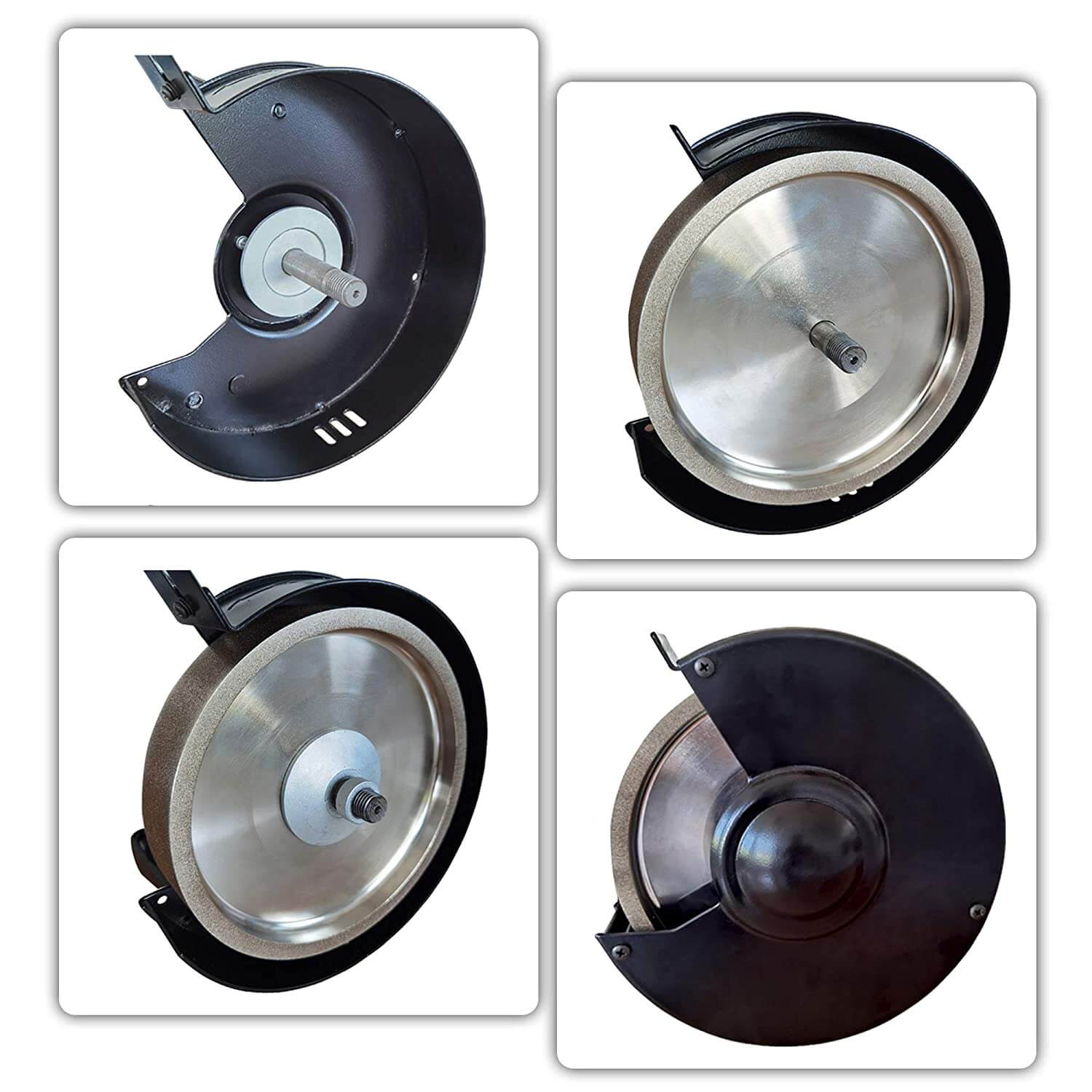 BUCKTOOL CBN Grinding Wheel, Sharpening Wheel, High Speed Steel Tools, 180Grit, 8Inch, 1" Wide, 5/8" Arbor