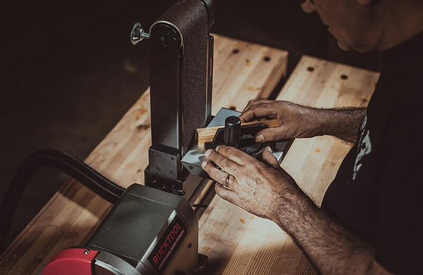 Bucktool BD4801 bench belt sander product review Bucktool Powertool