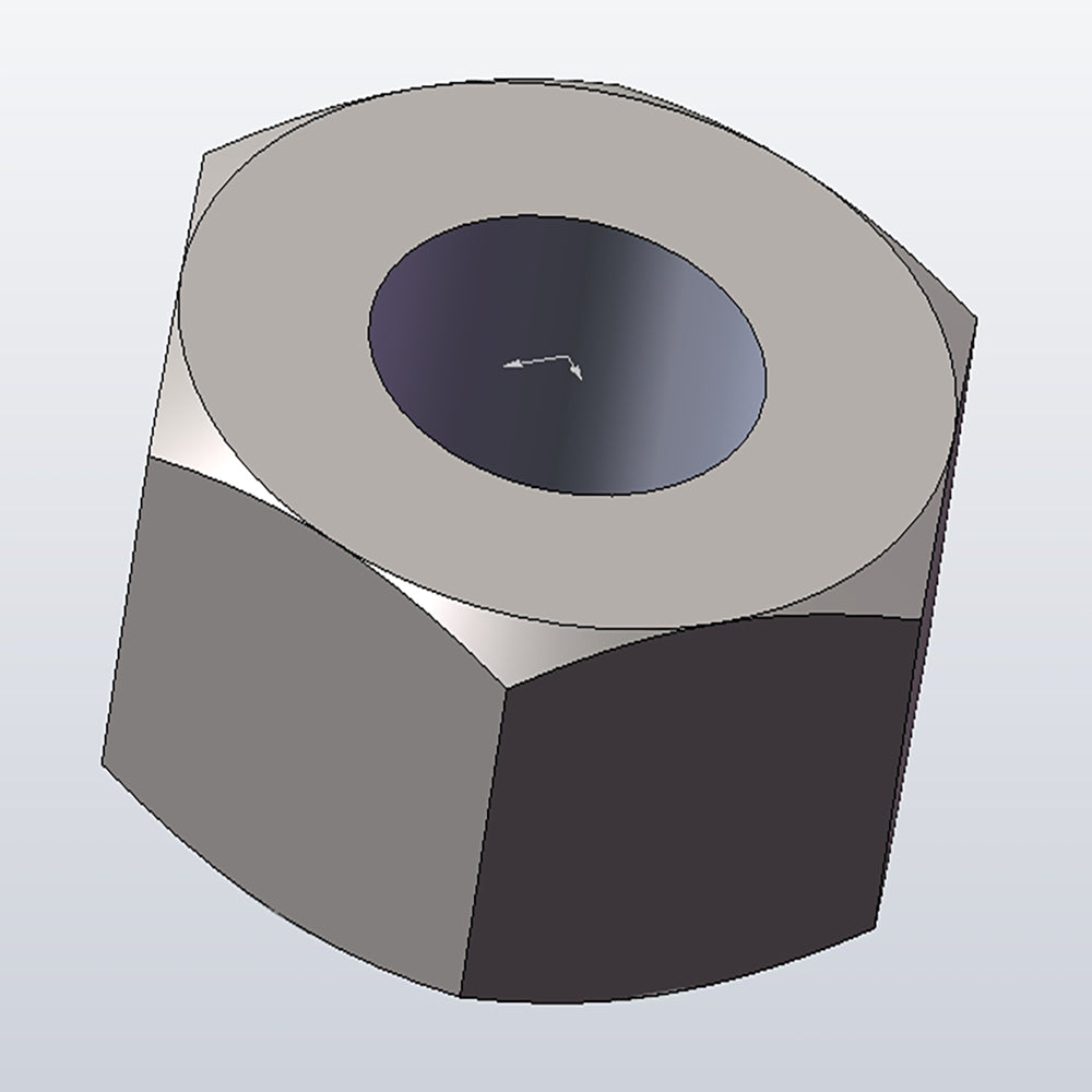 DP25016A 12- Hex nut black