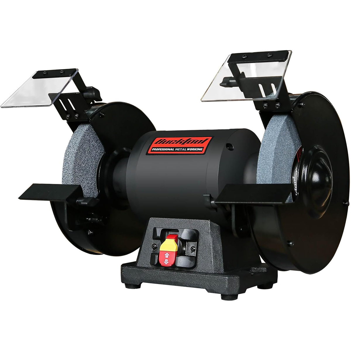 BUCKTOOL 1-1/2HP 10 Inch Low Speed Bench Grinder, 1750 RPM Bench Grinder with 13A Motor, High Precision Wobble-free Wheel Grinder, TDS-250