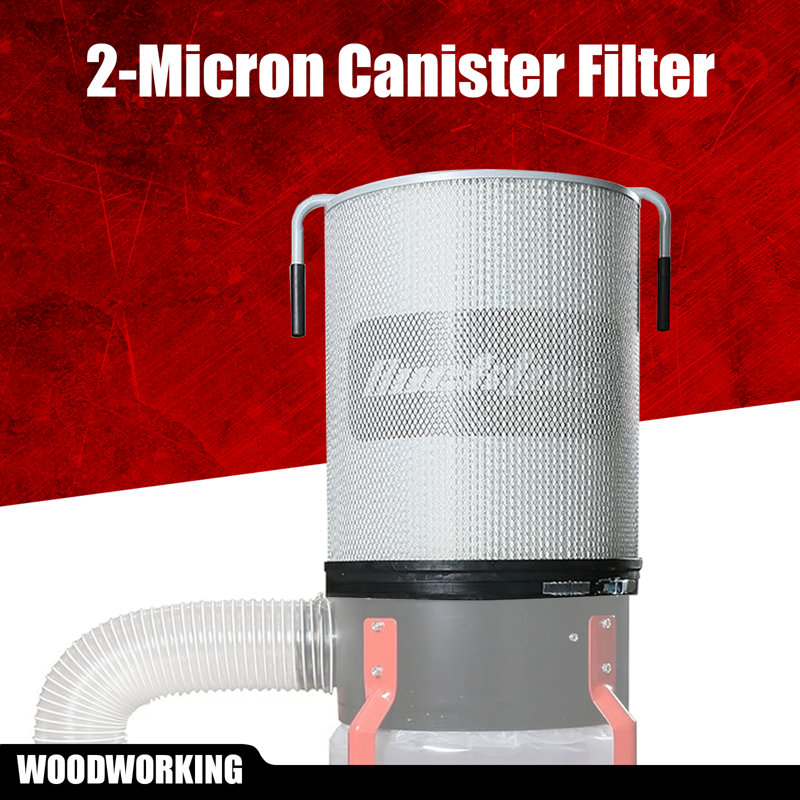 Bucktool 2-Micron Dust Filter, Canister Filter Kit for Bucktool Dust Collector DC1100