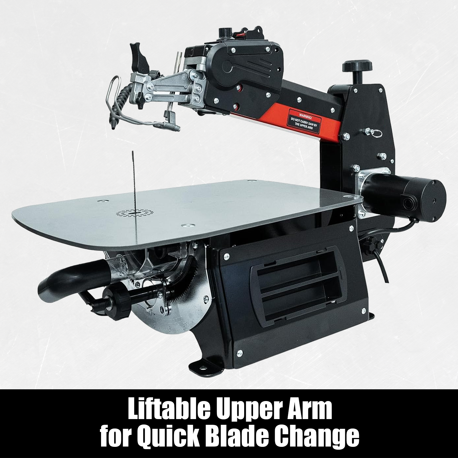 Bucktool 16 Inch Variable Speed Scroll Saw, 1.3A Power Scroll Saws for Woodworking SSA16GV