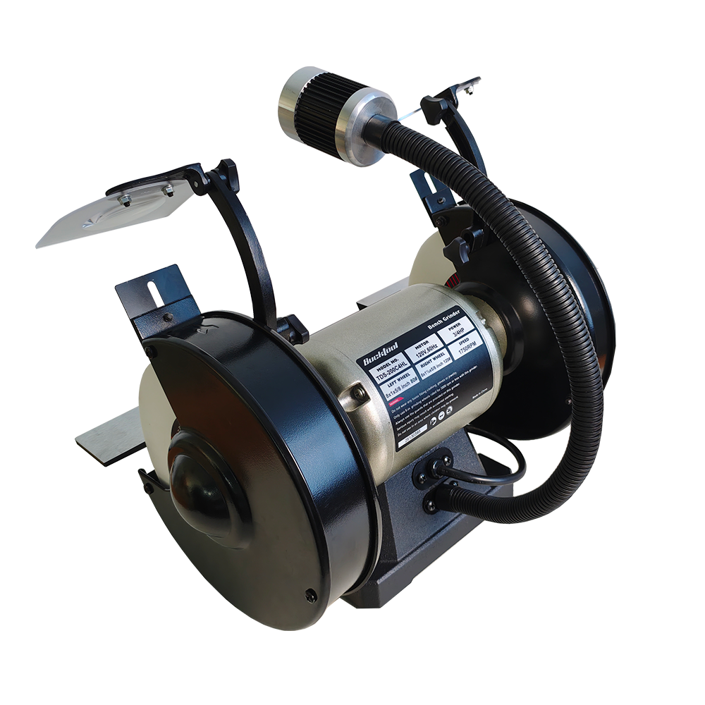 8 Inch 3/4 HP Low-Speed Bench Grinder fit CBN Wheel Professional Wobble-free Wheel Grinder