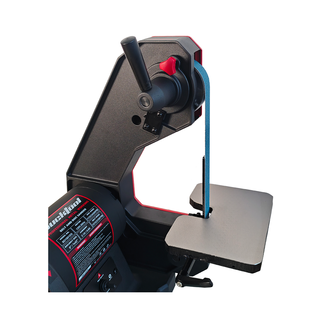 BUCKTOOL Dual-Speed 1″ x 42″ Belt Disc Sander Combo with 3/4 HP 4.8A Direct-Drive Motor for Professional Metalworking BD1801DS