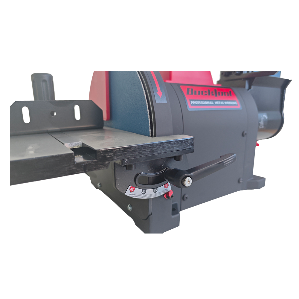 BUCKTOOL 1HP Bench Belt Sander for Metal Working, 4 x 36 in Belt and 8 in Disc Sander with 1HP Direct-drive Motor, Benchtop for Metalworking, BD4801-M