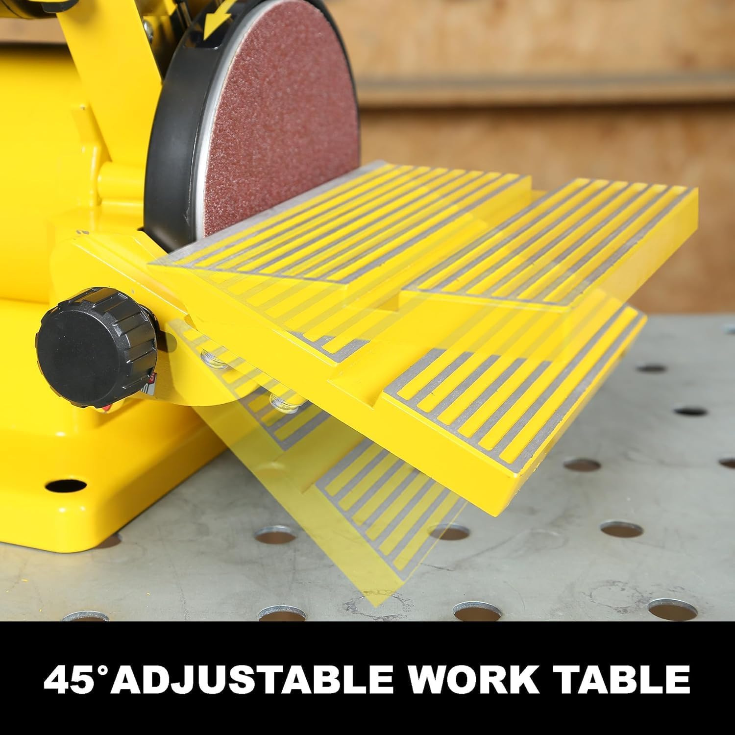 Woodskil 4.3A Belt Sander, 4 x 36 in. Belt & 6 in. Disc Sander BD-4602