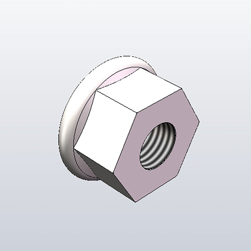 BG1600S 5-Hex flange nut M4