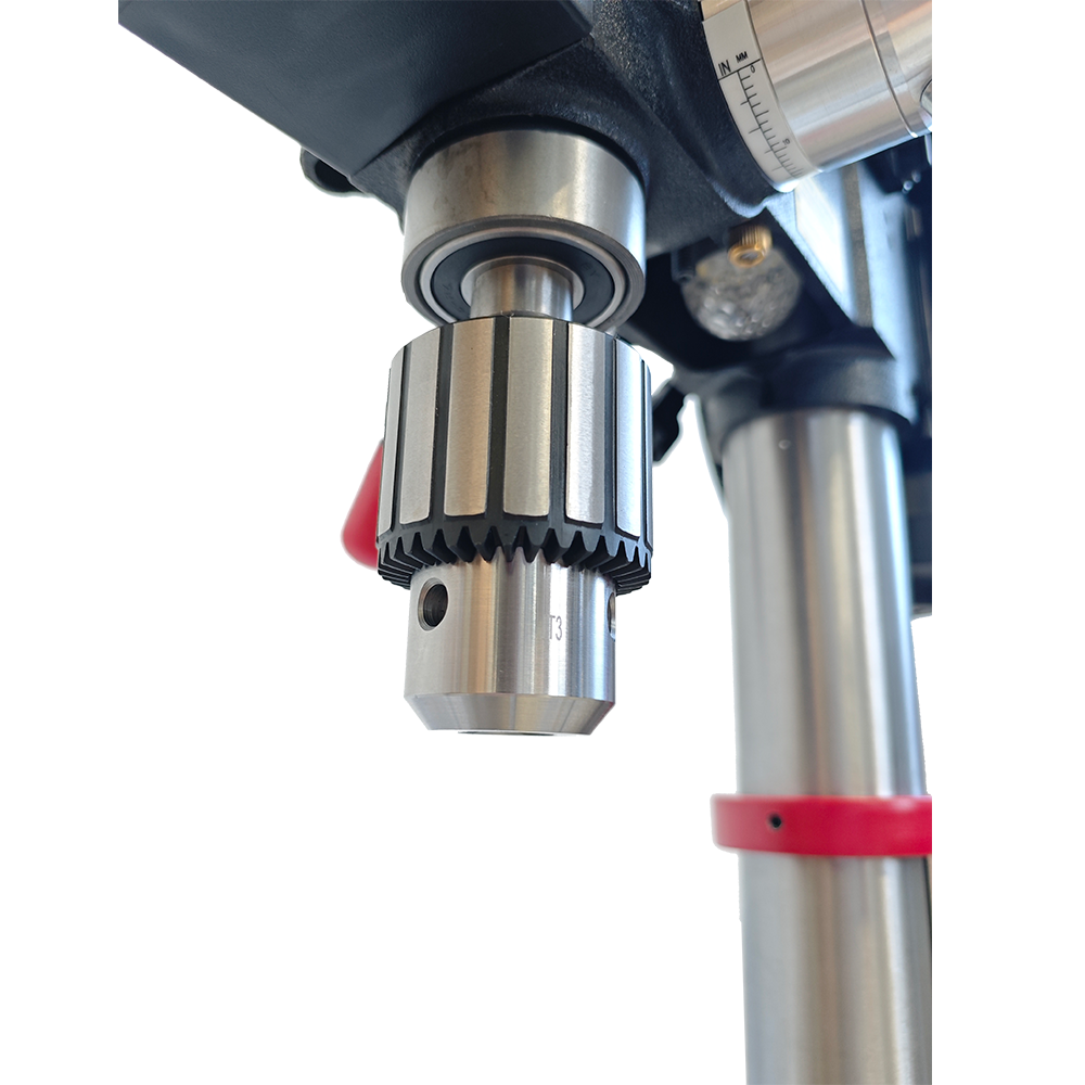 BUCKTOOL Bench Drill Press, 12-Inch, 6.2A, 3/4HP Variable Speed with Laser Guide and Work Light