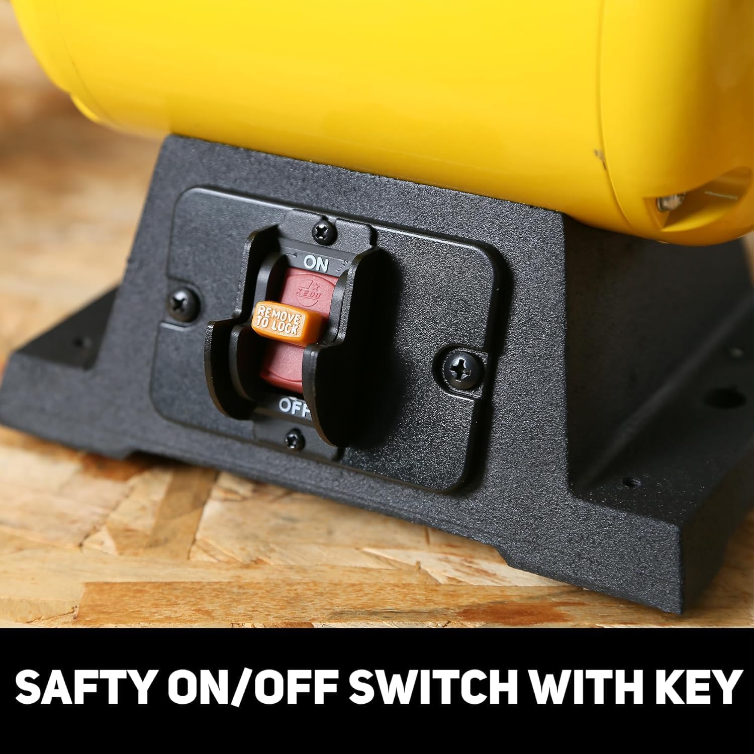 3/4HP Bench Buffer Polisher 4.8A, 8 inch Jewelry Buffer Polisher Machine, 3600 RPM Powerful Bench Polisher TLG-200BGH