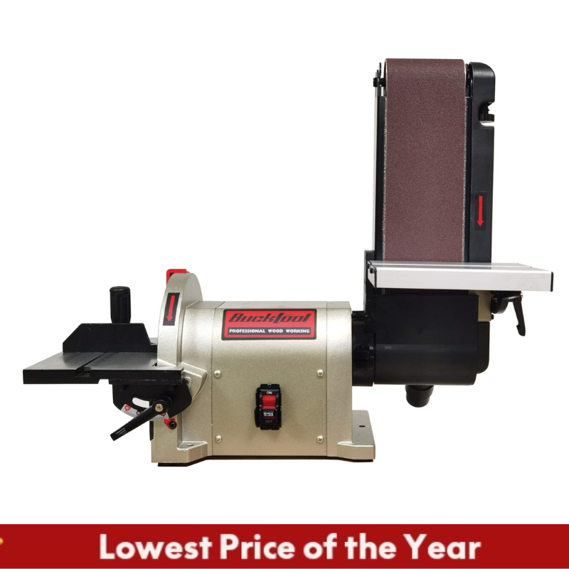 BUCKTOOL Belt Disc Sander & Bench Grinder | Metal & Woodworking Tools ...