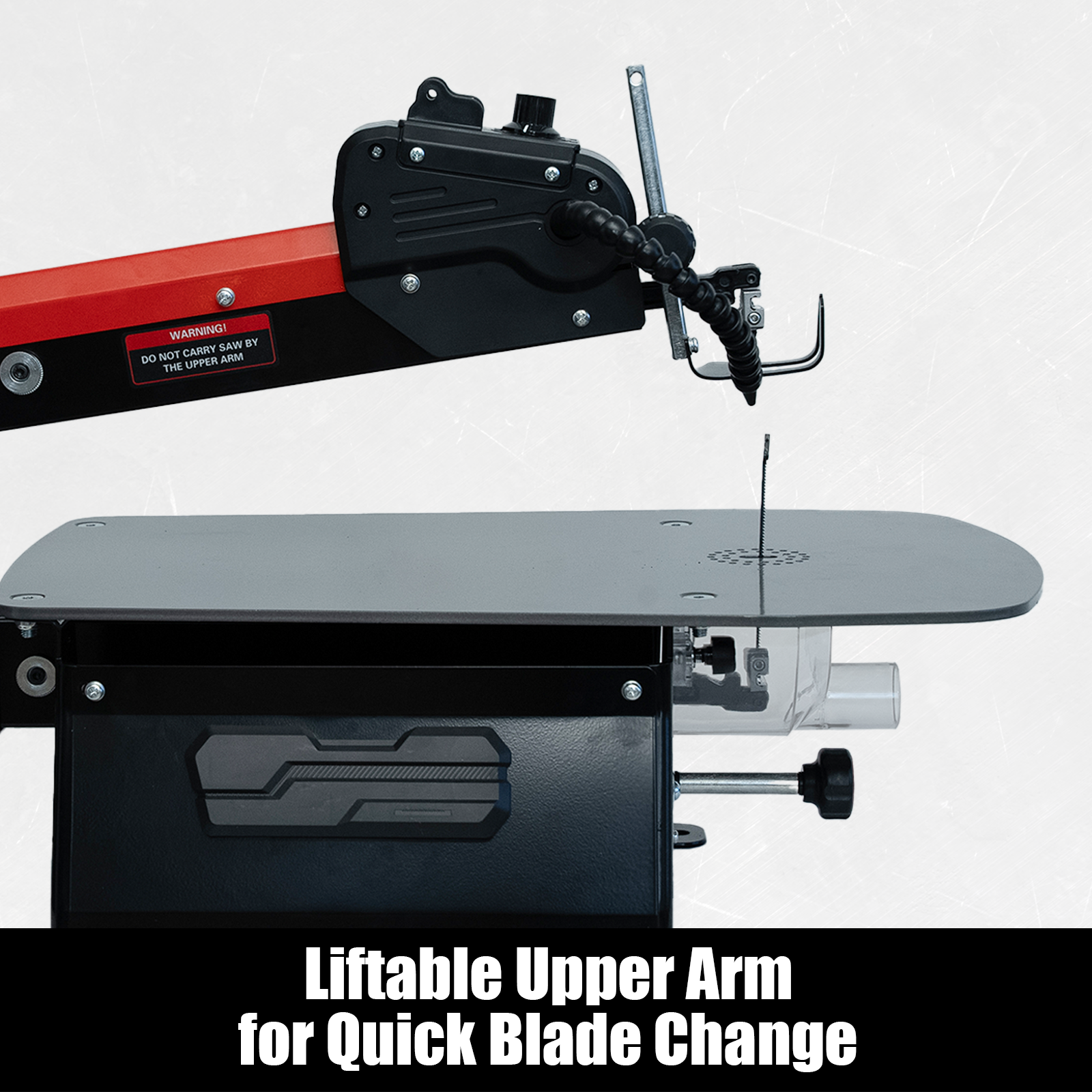 Bucktool 18 Inch Variable Speed Scroll Saw, 1.3A Power Scroll Saws SSA18V