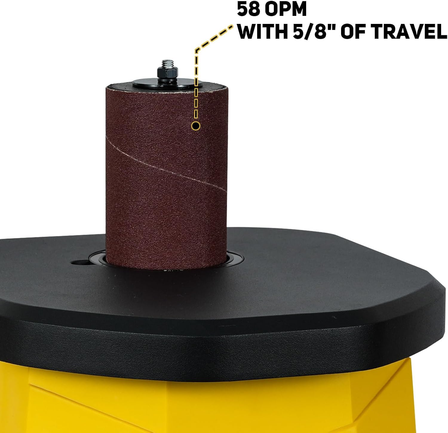 4A Variable Speed Oscillating Spindle Sander, 1000-1800RPM Variable Sp