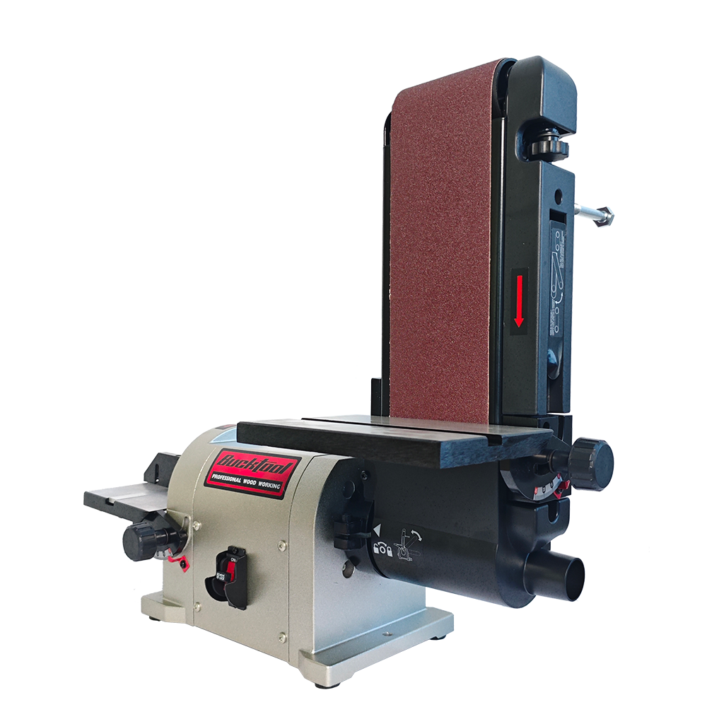 BUCKTOOL Belt Sander, with 4 x 36 in Belt & 6 in Disc, 5.0A 3/4HP Direct-Drive Motor with Portable Aluminum Base, BD4603