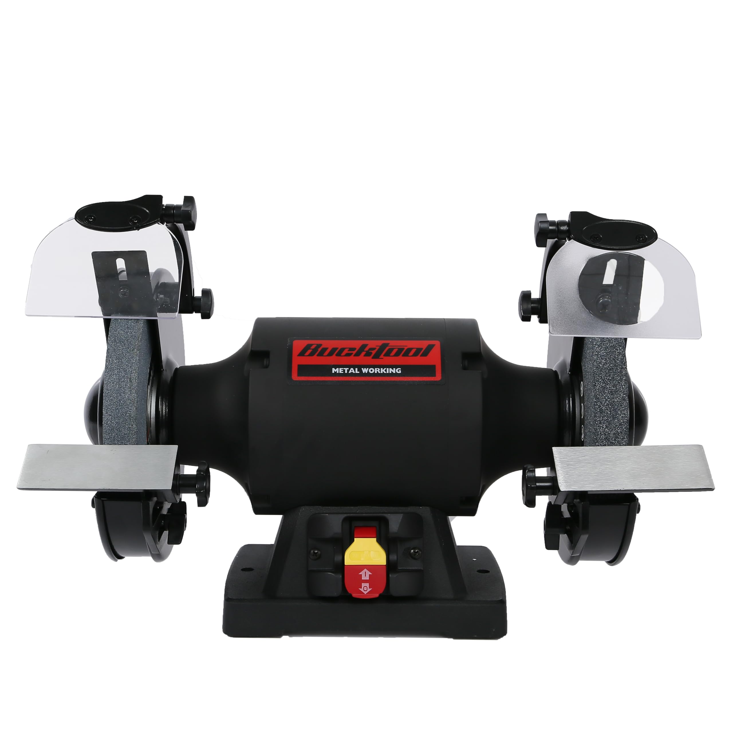 BUCKTOOL 1.0 HP 8 Inch High Speed Bench Grinder, 3590 RPM Table Grinder with 4.8A Motor, High Precision Wobble-free Wheel Grinder, TDS-200HD