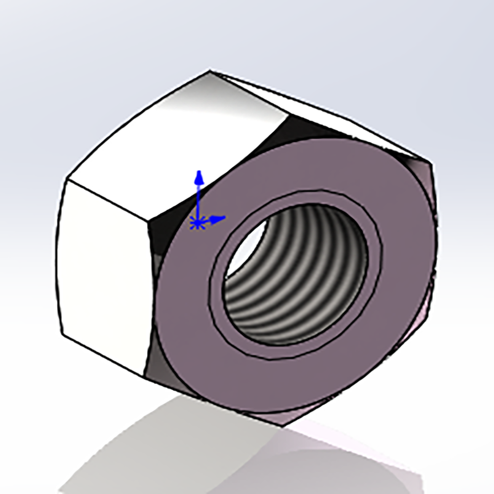 SSA22V 74-Hex nut M8 left
