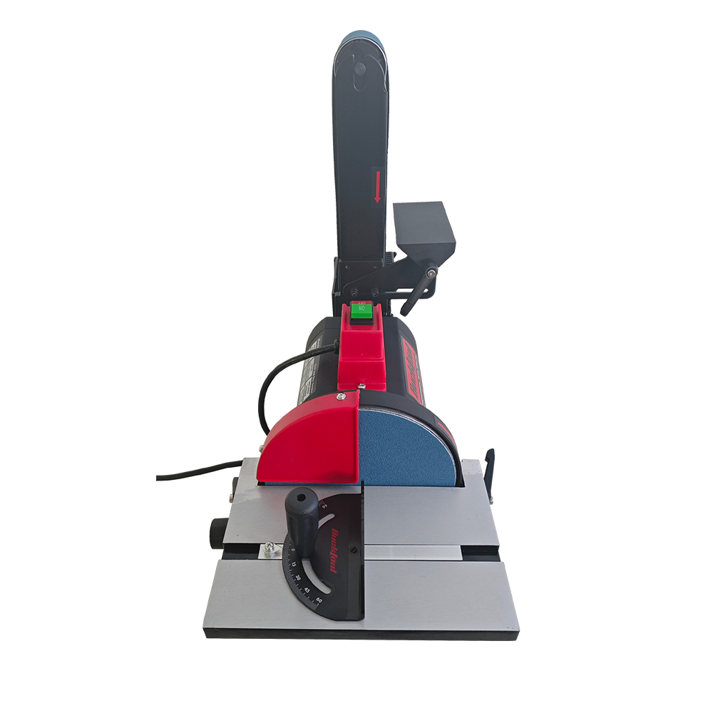 BUCKTOOL 1HP Bench Belt Sander for Metal Working, 4 x 36 in Belt and 8 in Disc Sander with 1HP Direct-drive Motor, Benchtop for Metalworking, BD4801-M