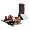 BUCKTOOL BD4801 Bench Belt Sander 4 in x 36 in Belt and 8 in & Rotating Base