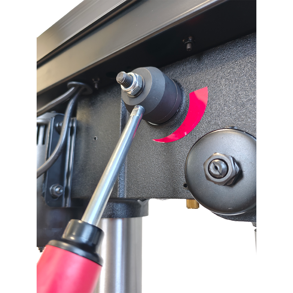 BUCKTOOL 12-Inch 6.2A Bench Drill Press, 3/4 HP Variable-Speed Benchtop Drill Press with Laser Guide and Work Light