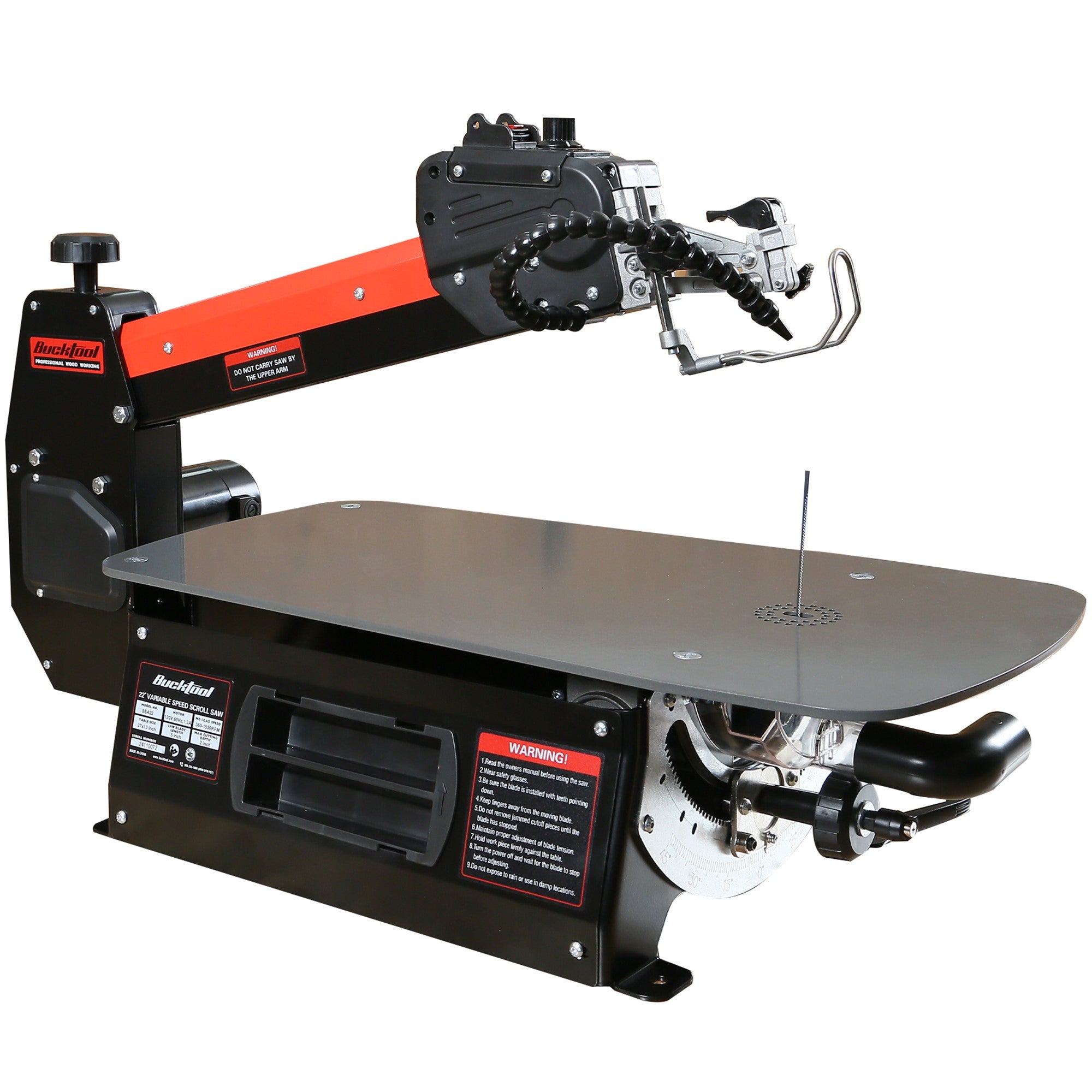 Bucktool 22 Inch Variable Speed  Scroll Saw, 1.3A Scroll Saw for Woodworking
