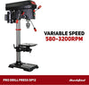 BUCKTOOL DP12VL | 12-INCH 6.2-A Professional Bench Drill Press with IIIA Laser and Work Light