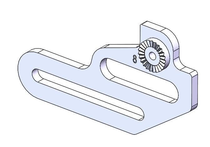 TDS-200C4HL—Work Rest + Fixed Bracket + Locking Handle + Miter Gauge