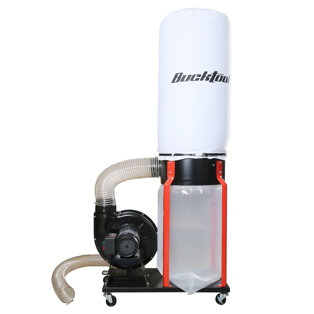 BUCKTOOL 1-1/2HP 1100 CFM Dust Collector for Woodworking with Movable