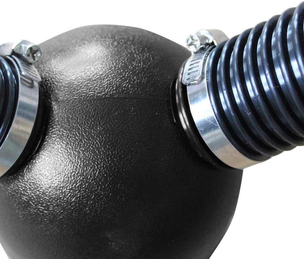 Dust Collection Y-Fitting 4" to 1-3/8"(O.D.) Reducer With 1-3/8"(I.D.) Type Hose Matching With Bucktool BD4603 & BD4801