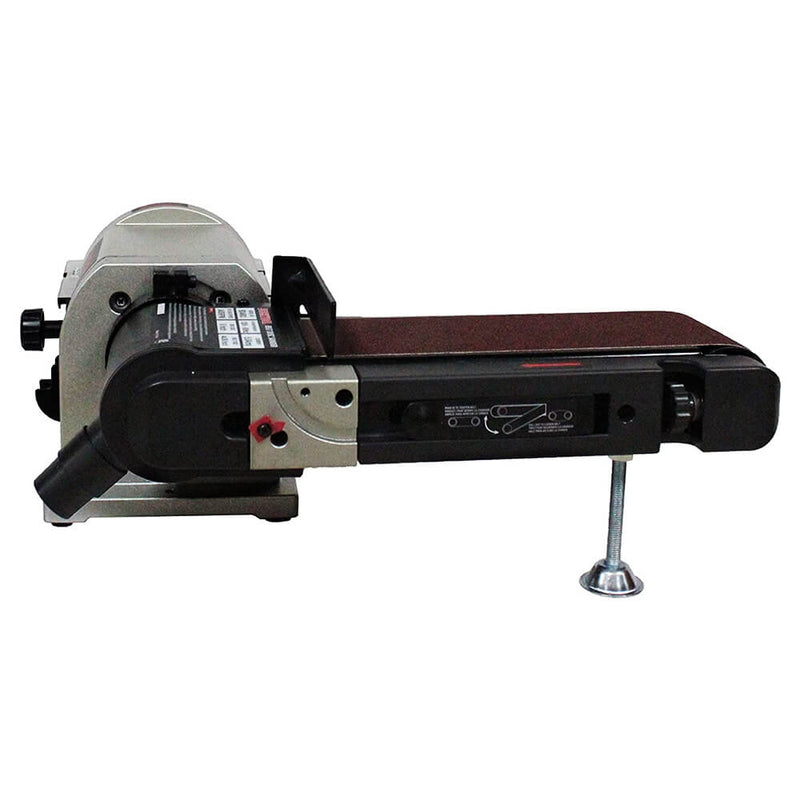 BUCKTOOL | BD4603 Belt Disc Sander 4 in. x 36 in | Belt and 6 in. Disc Sander Benchtop with 3/4HP Direct-drive Motor and Portable Al Base BD4603